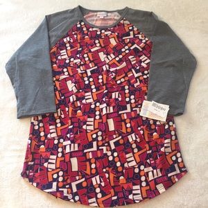 Randy raglan sleeve top